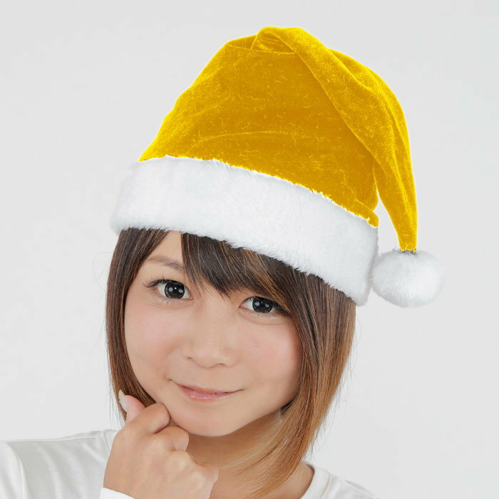 クリスマス コスプレ サンタ帽子 イエロー クリスマス コスプレ Xmas プチプラ 衣装 サンタクロース コスチューム インスタ映え 推し