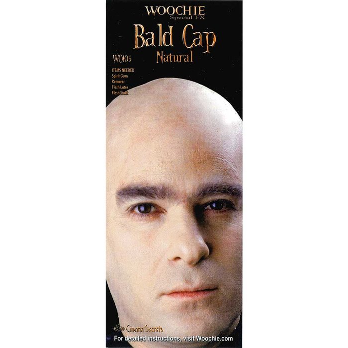 米国シネマシークレット社製 ボールドキャップ ナチュラル（肌色） Bald Cap Natural WO105 インスタ映え 推し