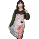 エプロン 桜着物美人 インバウンド 和もの 和柄(3)