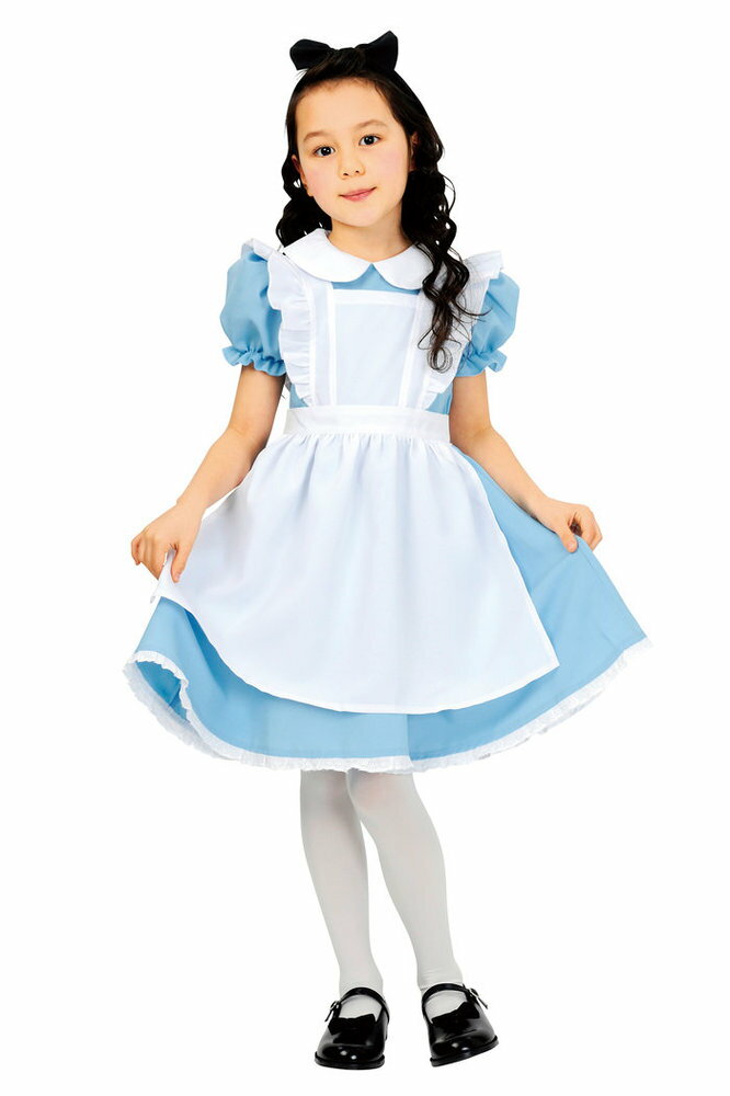 ハロウィン コスプレ HW-16 AQUAドレス 100 キッズ 女の子 ハロウィン 不思議の国のアリス 変装 仮装 衣装 アクアドレス ハロウィン コスチューム アリスインワンダーランド インスタ映え 推しのサムネイル