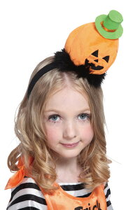 ゆるゆるパンプキンカチューシャ ヘアアクセサリー 変装 ハロウィン ヘッドピース 髪飾り 仮装 衣装