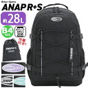 ANAP R+S アナップ リラスポ リュック レディース リュックサック 多機能リュック 2気室 デイパック バックパック 通学 A4 B4 28L PC タ...