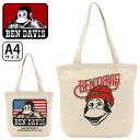 【SALE 20%OFF】 ベンデイビス トートバッグ BEN DAVIS メンズ レディース 通勤 通学 キャンバス 布 A4 大きめ サブバッグ