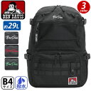 ベンデイビス BEN DAVIS リュック 通学 リュックサック 29L リュックサック バックパック デイパック バッグ かばん メンズ レディース ユニセッ...