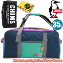 CHUMS チャムス ボストンバッグ 旅行 修学旅行 大容量 2泊3日 正規品 メンズ レディース リュック リュックサック ブラック 35L 通学 部活 大型バッグ 自然学校 人気 24 Monkey Magic Small 2way Boston モンキーマジック スモール 2WAY ボストン CH60-3776