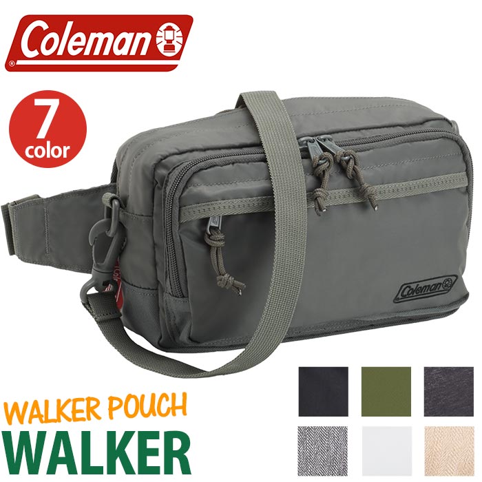 コールマン バッグ メンズ Coleman コールマン ボディバッグ ウエストバッグ 正規品 WALKER POUCH ウォーカー ポーチ ウエストポーチ ショルダー ヒップバッグ ワンショルダー バッグ かばん メンズ レディース 男女兼用 旅行 レジャー コンパクト スポーツ アウトドア 2way 3way