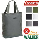 Coleman コールマン 2WAY BACKPACK TOTE バックパック トート バッグ 正規品 リュックサック 2Wayバッグ メンズ レディース 男女兼用 デイパック トートバッグ バッグ かばん A4 B4 21L 黒リュック 丈夫 旅行 レジャー おしゃれ 通勤 通学