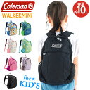コールマン キッズ リュック 【 認定販売店 】 Coleman WALKER MINI ウォーカーミニ キッズ キッズリュック リュックサック リュック バッ...