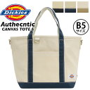 Dickies ディッキーズ トートバッグ ショルダーベルト付き 手提げ 手持ち ななめかけ 肩掛け バッグ カバン B5 軽量 キャンバス生地 丈夫 メンズ ...