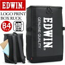 【SALE 20%OFF】 エドウィン リュック メンズ レディース EDWIN リュックサック デイパック バックパック カバン バッグ 通勤 通学 BOX型...