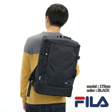 リュック 通学 大容量 フィラ FILA プリモ スクエア リュック デイバッグ バッグパック 通学用 通勤 大人 学生 おしゃれ シンプル 二層式 部活 ボックスリュック A4 B4 29L 中学生 高校生 アウトドア スポーツ 旅行 レジャー バッグ かばん 7528