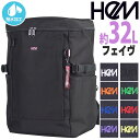 HeM ヘム リュック 通学 フェイヴ ボックス型 大容量 デイパック リュックサック レディース メンズ バックパック バッグ カバン 部活 中学生 高校生 ...