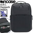 リュック メンズ Incase インケース 正規品 ビジネス ビジネスリュック リュックサック バックパック ビジネスバッグ 通勤 通勤用 学生 通学 かばん A4 B4 MacBook Pro 16インチ PC対応 撥水 ARC Daypack 137213053005