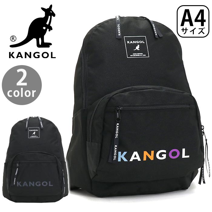 リュックサック KANGOL カンゴール 軽量 リュック ロゴ デイパック サイドポケット 旅行 学生 高校生 中学生 バッグ かばん ユニセックス 通学 通勤 シンプル おしゃれ かわいい かっこいい 人気 KGSA-BG00235
