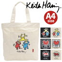 トートバッグ Keith Haring キースへリング コットンキャンバス トート バッグ かばん 手提げ 手持ち A4 大きめ レディース メンズ ユニセック...