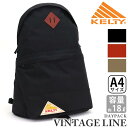 ケルティ リュック KELTY リュックサック 正規品 国内正規販売店 デイパック バックパック 18L A4 大人 バッグ コーデュラ おしゃれ 黒リュック ユニセックス 男女兼用 カジュアル 丈夫 ヴィンテージライン DAYPACK VINTAGELINE 2591918