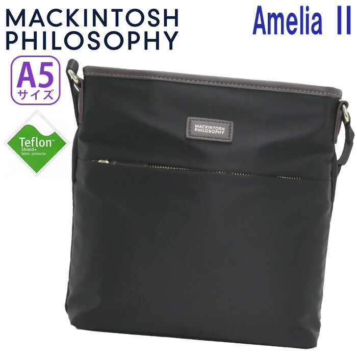 マッキントッシュ フィロソフィー ショルダーバッグ MACKINTOSH PHILOSOPHY レディース 正規品 斜め掛け ショルダー ミニショルダーバッグ バッグ かばん 小さめ スリム 薄型 婦人 きれいめ 肩掛け 斜めがけバッグ お出かけ 散策 旅行 A5 3L 68091