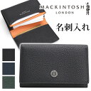 名刺入れ メンズ MACKINTOSH LONDON マッキントッシュ ロンドン MEDAL メダル 正規品 カードケース 名刺ケース 定期 ICカード カード...
