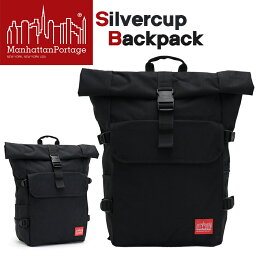 ManhattanPortage マンハッタンポーテージ 正規品 SILVERCUP シルバーカップ バックパック リュックサック リュック メンズ レディース 男女兼用 ブラック MP1236