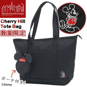 ȡȥХå ManhattanPortage ޥϥåݡơ ̸ ߥåޥ 쥯  ȡ Хå Х  ǥ  A4 Mickey Mouse 2021 Cherry Hill Tote Bag MP1306ZMIC21