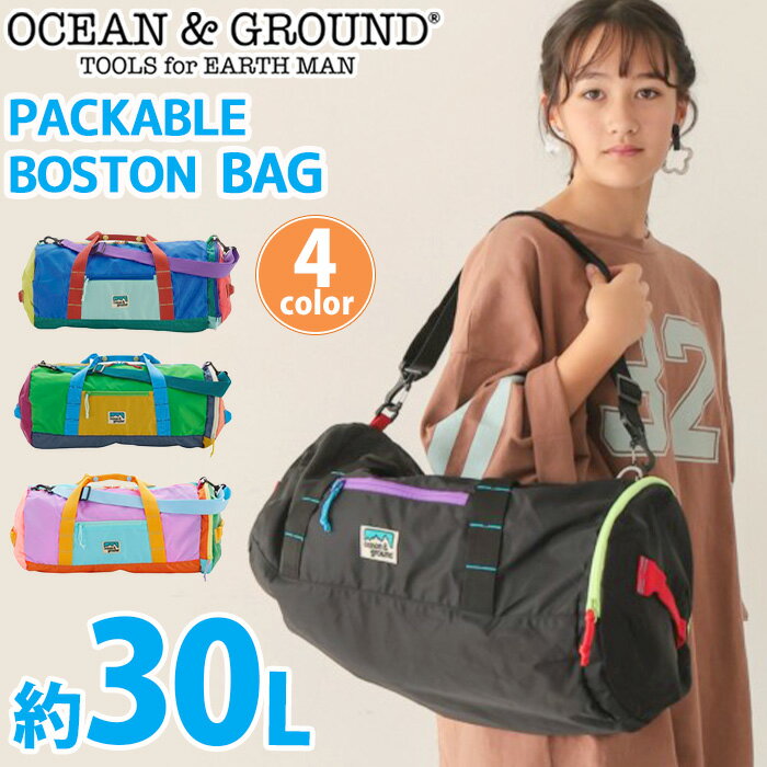 ボストンバッグ OCEAN ＆ GROUND オーシャンアンドグラウンド 2WAYボストン 2WAYバ...