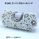 ゴージャス&贅沢パール使いのパーティーバッグ♪ パーティーバッグ クラッチバッグ ハンドバッグ ドレス 結婚式 お呼ばれ 二次会 披露宴 サブバッグ ハート型バ...