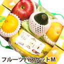 フルーツバスケットM果物マイスターが厳選した旬の果物詰め合わせ 送料無料フルーツ 盛り合わせ ギフト(お供え・母の日・父の日・御中元・御歳暮・お彼岸・お見舞い等々)【熨斗・メッセージカード対応】