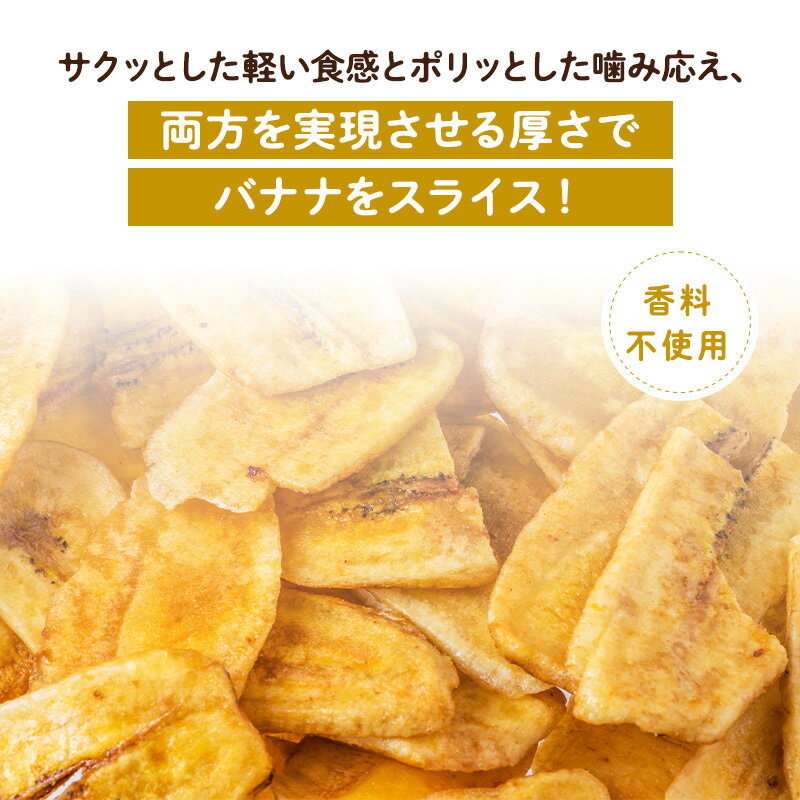 ココナッツオイルで揚げた バナナチップス　バナナ ドライフルーツ チップス おやつ おつまみ 2