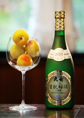 「日本酒地酒福島県」大七酒造純米大吟醸仕込み大七生もと梅酒2011年物/箱付