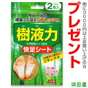 プレゼント 健康快速シート「樹液力」(2枚入×1セット)(3000円以上お買い上げ時 お一人様1個)