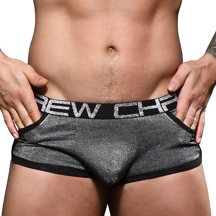 (アンドリュークリスチャン）ANDREW CHRISTIAN Sparkle Pocket Boxer w Almost Naked XS,S,M,L,XL