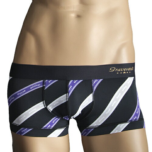 吸い付くような履き心地 ナイロン素材使用 日本製 送料無料GRAVEVAULT RIBBON ローライズボクサー　S,M,L