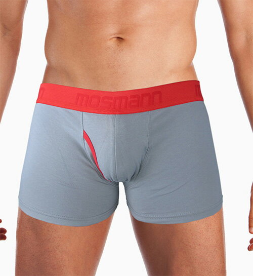 MOSMANN BASIC GRAY BOXER BRIEF ( SXL