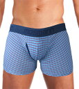 男性用下着 送料無料 オーストラリアのクールなメンズアンダーウェア モスマン MOSMANN BASIC PLAID PRINT BOXER BRIEF (前開...