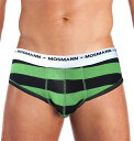 MOSMANN ECO STRIPE GREEN Brief S/XL　　/あす楽対応 正午まで当日発送 （土日祝日を除く）