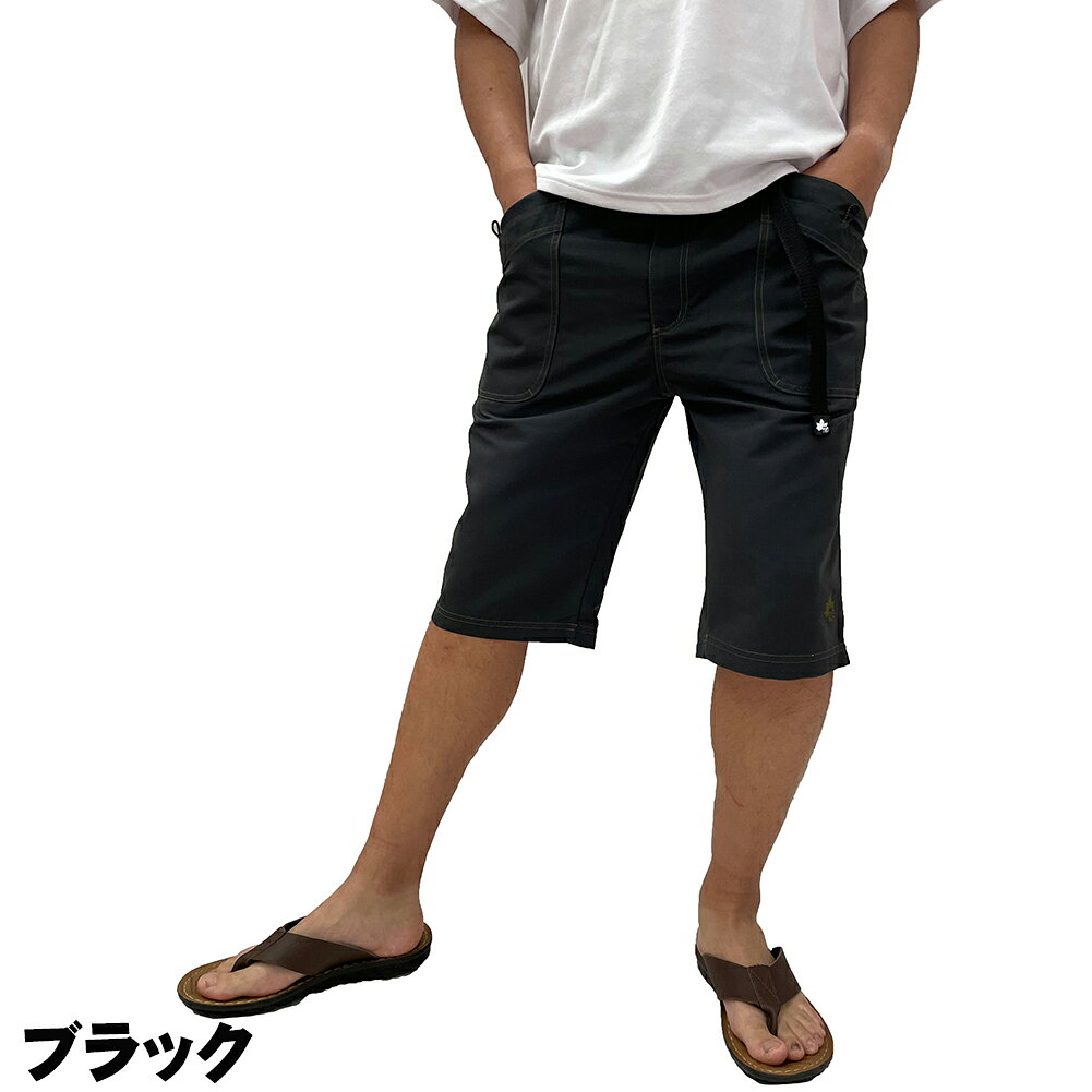 ロゴスパーク LOGOS park 送料無料 メンズ 短パン 撥水加工 多機能ポケット付きショーツ M,L,LL hamafu-10015991 HAMAFU サンプル画像2