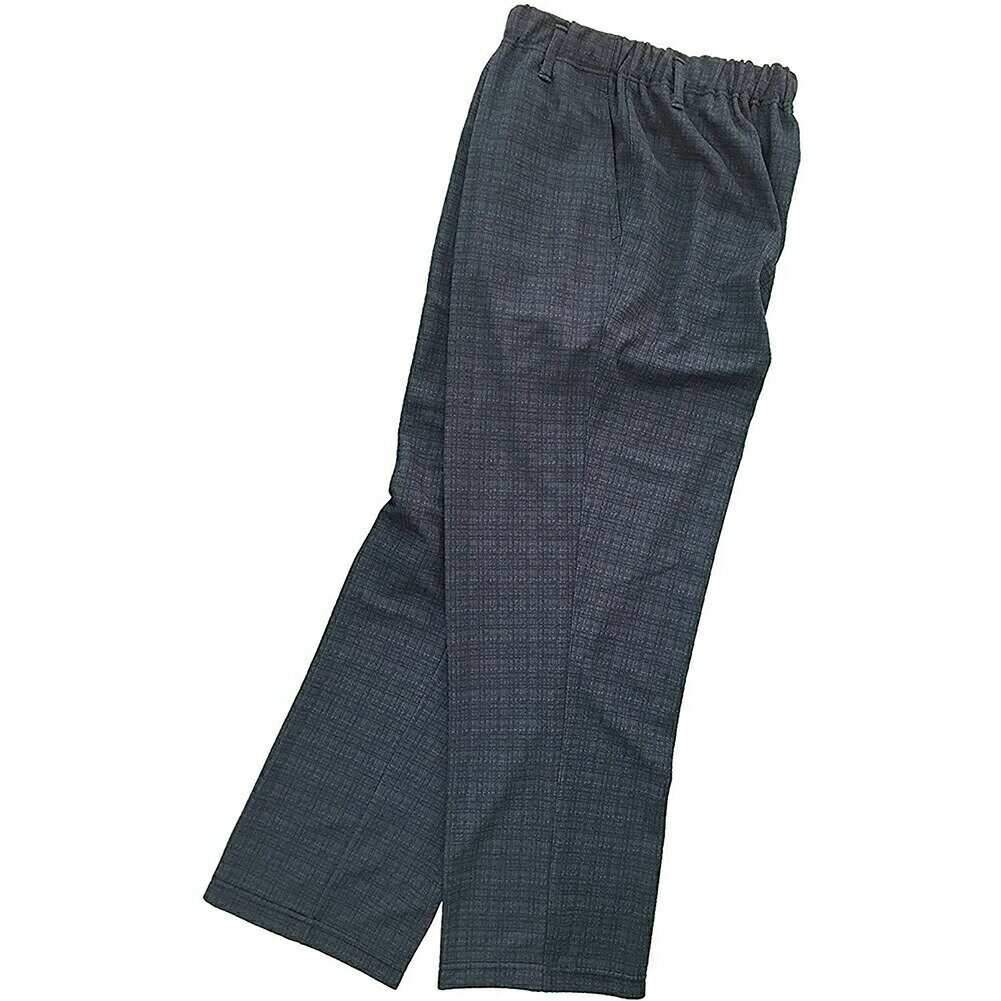 男性用スラックス 日本製 ウエスト総ゴム 送料無料 お父さんのらくらくパンツ サラッとした生地 夏用 丈直し不要 股下65cm S,M,L,LL,3L,4L,5L