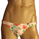 メンズビキニ TM LOVELY FLOWER 定番スタイル ハイレグ Tバック M,L
