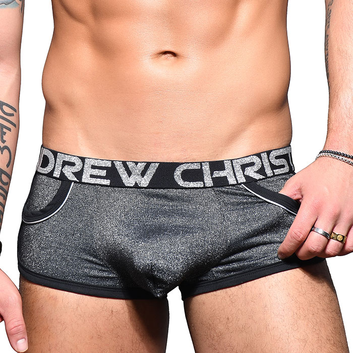 楽天HAMAFU（アンドリュークリスチャン）ANDREW CHRISTIAN Sparkle Denim Pocket Boxer wAlmost Naked XS,S,M,L,XL