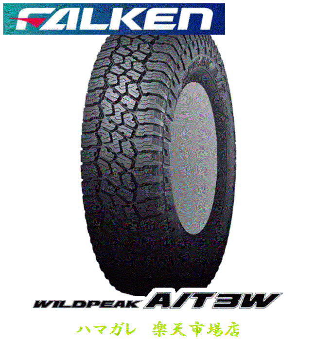 サマータイヤ　FALKEN　ALL　TERRAIN　WILDPEAK　A／T　3W　ファルケン　4×4　オールテレーンタイヤ　ワイルドピーク　エーティスリーダブリュー　175／80R16　91S　1本セット