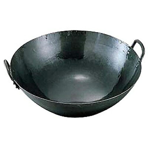 Woks - 中華鍋 山田 鉄 打出 四川鍋（本格深型タイプ）42cm/業務用/新品/小物送料対象商品