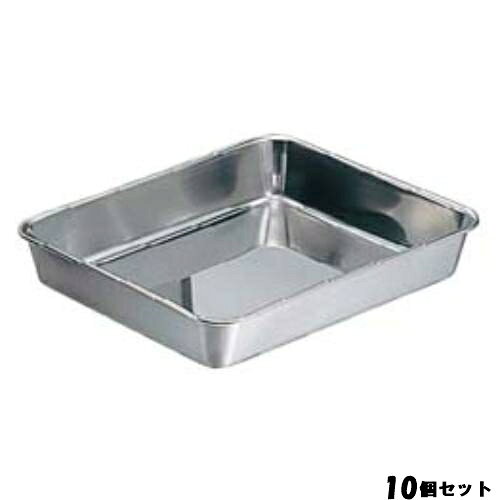 【商品情報】商品番号：0242300商品名：角バット 10枚取 18ー8 クローバーメーカー：クローバー寸法/容量/重量：355×270×63mm / 容量：約4.5L / 重量：お届け数：10その他：●板厚：0.6mm よく検索されるキーワード：クローバーバット くろーばーばっと クローバー印 CLOVER ステンレスバット 18-8バット stainless steel vat クローバー18-8角バット10枚取配送料について【ご注意】画面上の色はブラウザやご使用のパソコンの設定により実物と異なる場合があります。JANコード：4997956101102