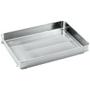 クローバー 18-8 餃子バット身 小50 幅335×奥行260×高さ50 板厚:0.6mm/業務用/新品/小物送料対象商品