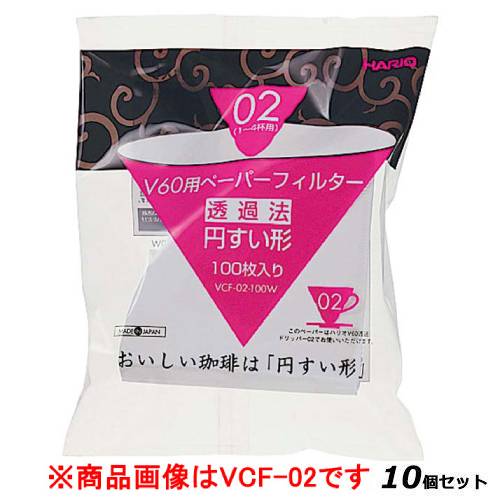 ��10���åȡۥϥꥪ V60�ѥڡ��ѡ��ե��륿��(100����)VCF-01W /��̳��/����/��ʪ�����оݾ���