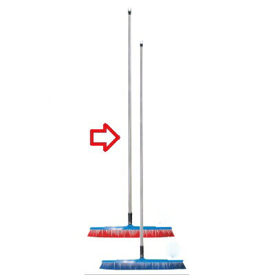 ブラシ バーキュート衛生管理用ほうき 幅広タイプ ハード赤 62614105/小物送料対象商品