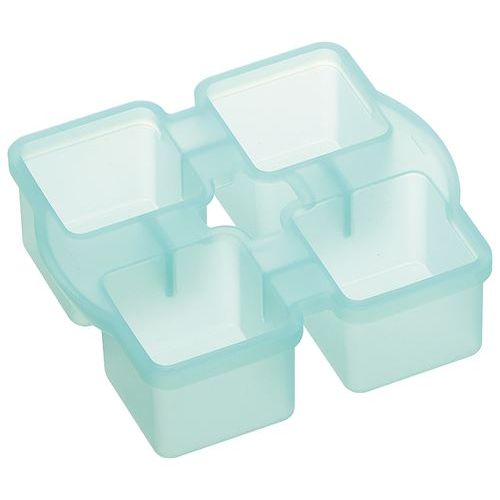 シリコンアイストレー4個 ブルー（四角）SLIT4C/業務用/新品/小物送料対象商品