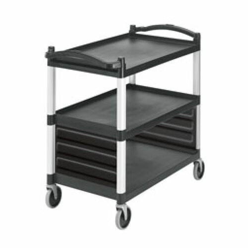 KDユーティリティーカート BC340KD用 シェルフパネルセット BC340KDP(110)ブラック 幅803×奥行298(mm) /業務用/新品/小物送料対象商品 [2]