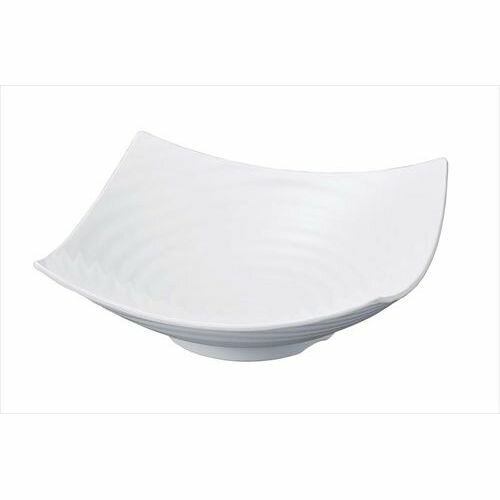 ニューホワイト ロクロ目四方上り盛鉢 35cm 幅351×奥行351×高さ128(mm)/業務用/新品/小物送料対象商品