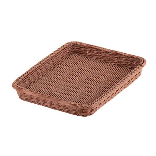 商品情報商品コード：aa1-0333320商品名：PPラタン ベーカリーバスケット 40型 ブラウン BB-402-BR寸法：幅400mm×奥行300mm×高さ55mmお届け数(合計)：1[特記事項]ご注意ステンレスワイヤー補強入り配送料について【ご注意】画面上の色はブラウザやご使用のパソコンの設定により実物と異なる場合があります。JANコード：4582184100487