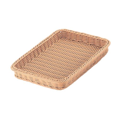 Instruments For Bread - PPラタン ベーカリーバスケット 36型 アイボリー CO-707-IV 幅360×奥行240×高さ40(mm)/業務用/新品/小物送料対象商品